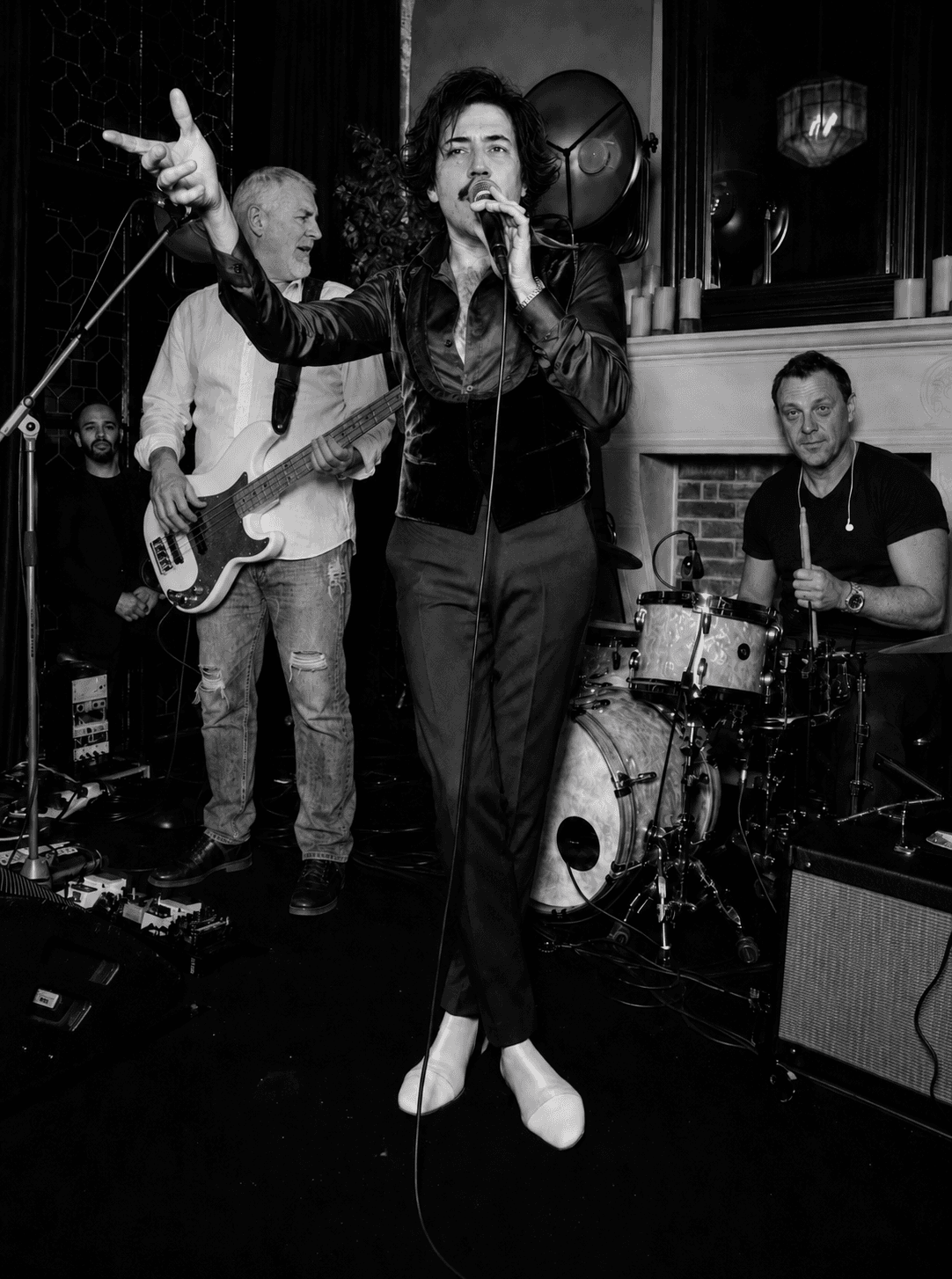 The Silver in concerto sul palco